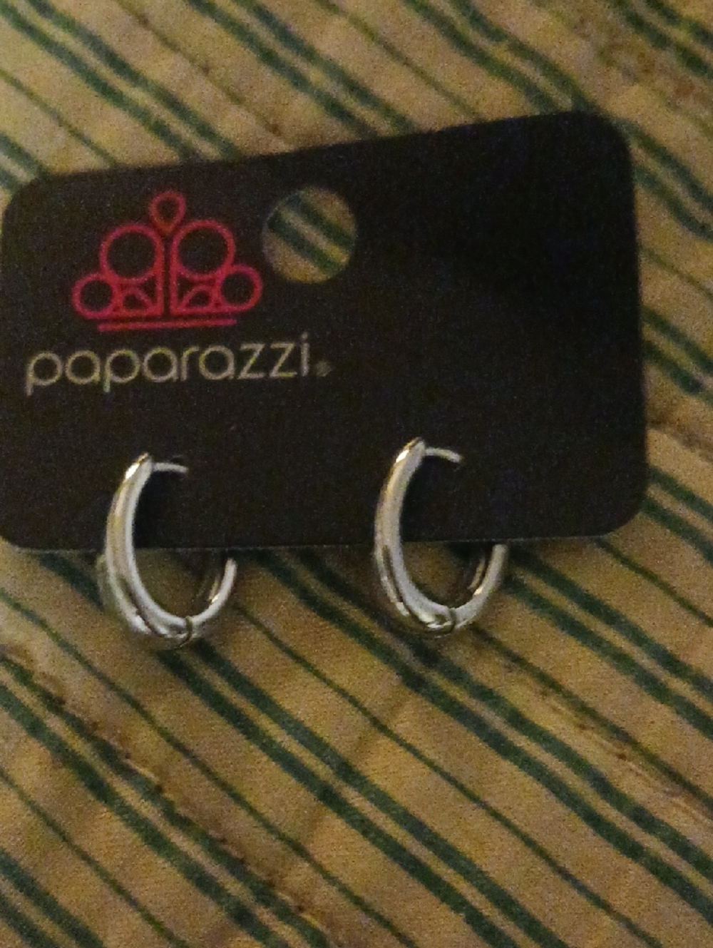 Paparazzi Shiny Silver Hoop Earrings